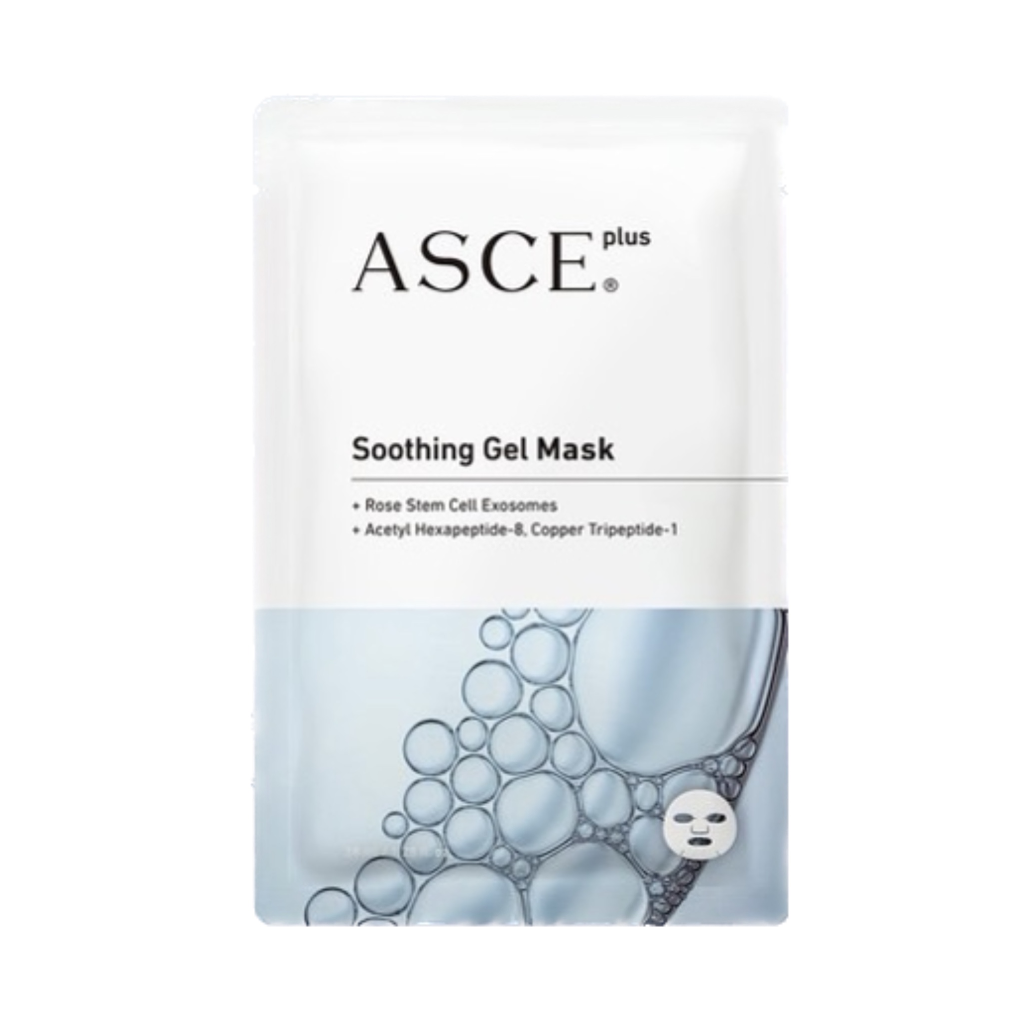 EXOSOME GEL MASK10枚セット ЗАСПОКІЙЛИВА ГЕЛЕВА МАСКА З ЕКЗОСОМАМИ ASCE+ SOOTHING GEL MASK